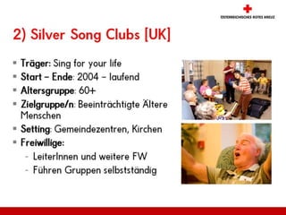 Lebenslanges Lernen und freiwilliges Engagement im Gemeinwesen:Gesundheitsförderung mit und für ältere Menschen