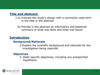 STROBE-IS2012.ppt check list presentation | PPT