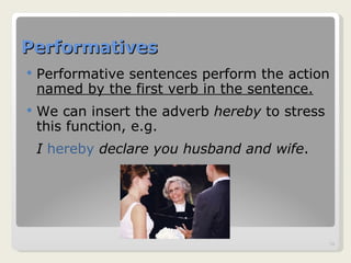 Performativity and Language | PPT