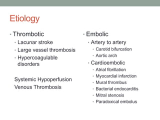 ischemic stroke vs hemorrhagic stroke