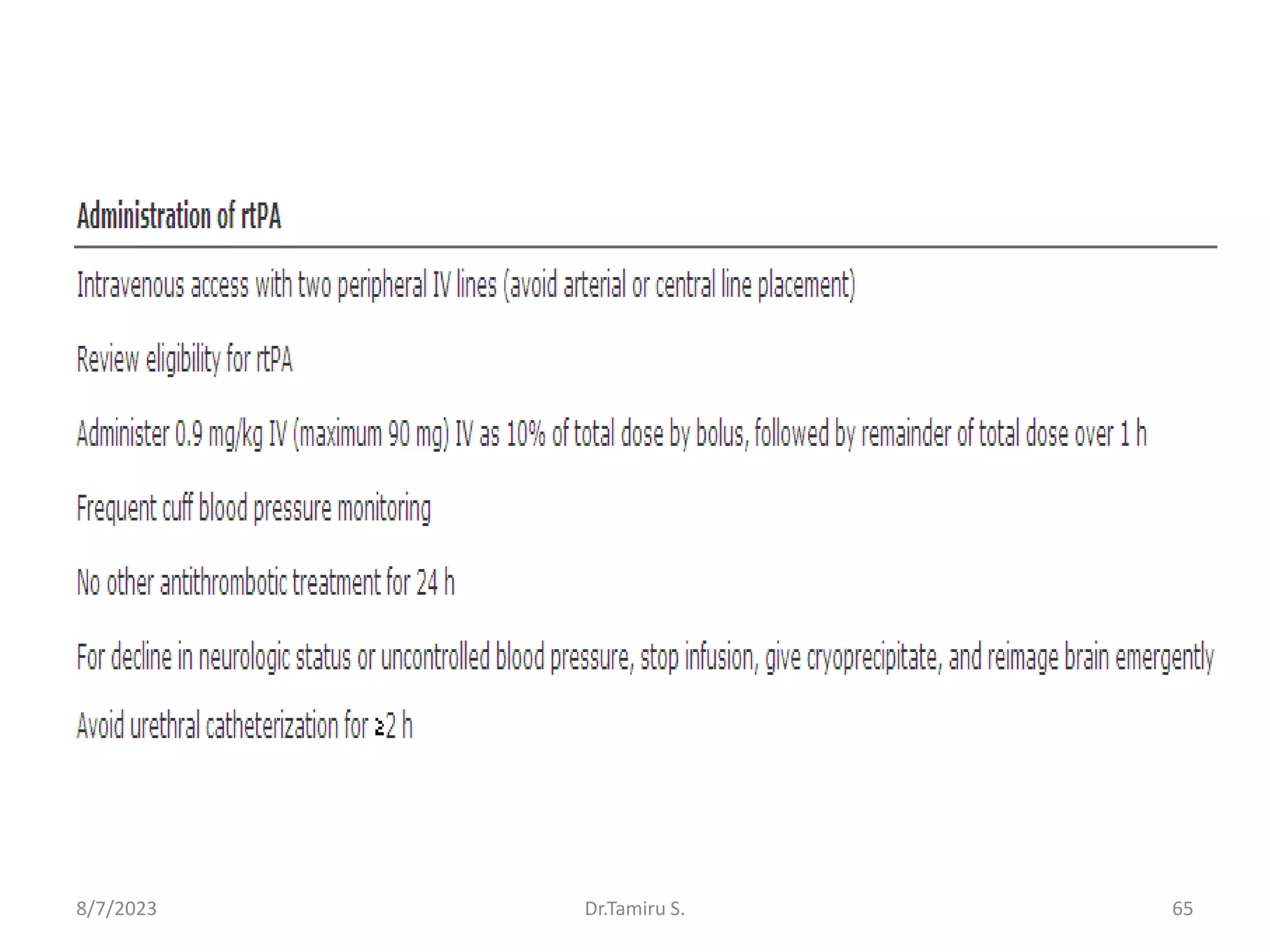 8/7/2023 65
Dr.Tamiru S.
 