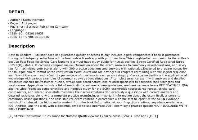 stroke nurse certification