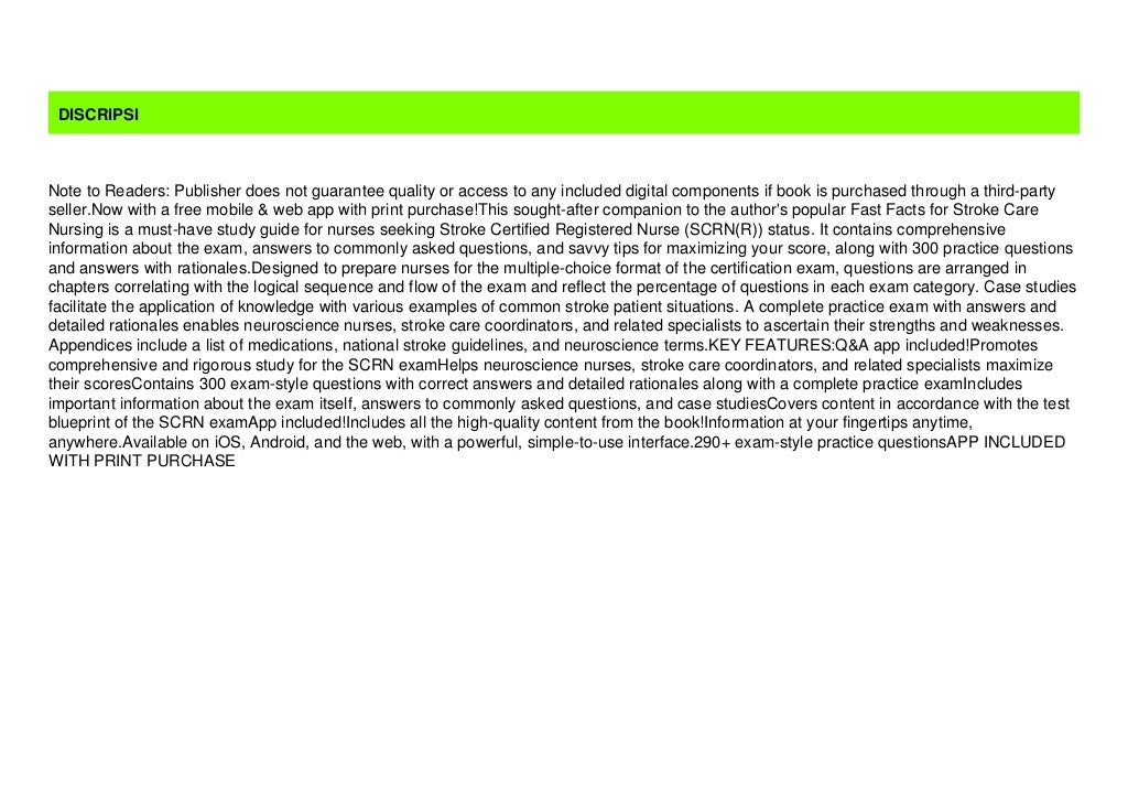 stroke nurse certification