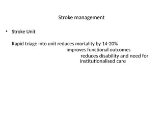 Management of cerebrovascular accident complications and prevention | PPTX