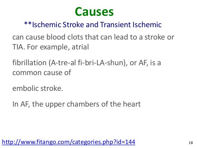 What are the causes of a stroke?