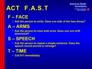 Tact Face Work Example Stroke final ppt | PPT