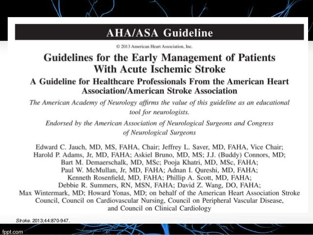 stroke management guidelines 2016 pdf