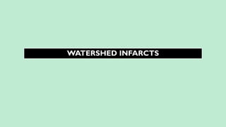 WATERSHED INFARCTS
 