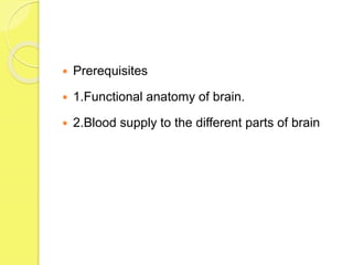Stroke localization by Dr. Md. firoz | PPTX