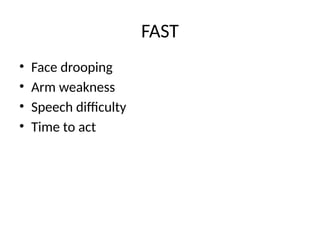 Comprehensive Overview of Stroke: Types, Causes, and Management | PPTX
