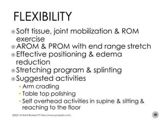 Prom Stretch R Hemi Stroke - Physiotherapy Treatment - Dr Rohit Bhaskar | PDF