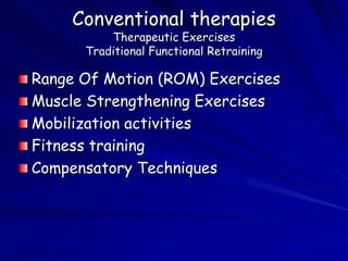 Stroke Rehabilitation | PPT