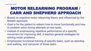Stroke rehabilitation | PPTX