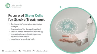 Stroke Stem Cell Treatment: Advancing Regeneration and Recovery | PPTX