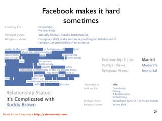 Facebook makes it hard sometimes 