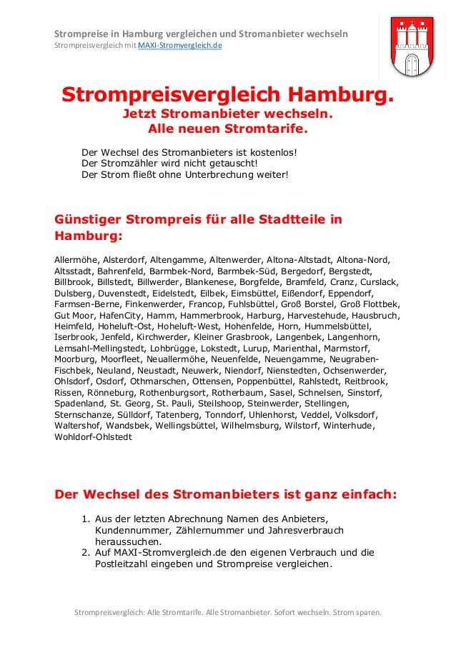 Stromtarife Im Vergleich