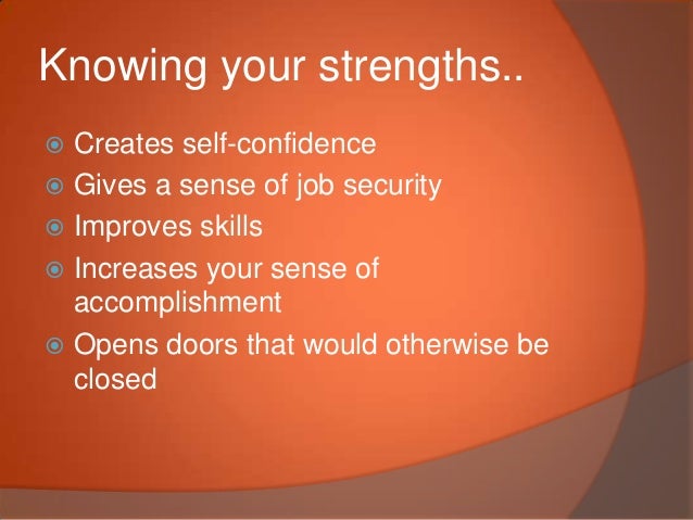 what are strengths