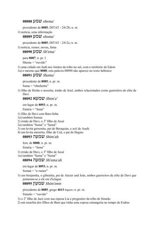 Strong   dicionário bíblico