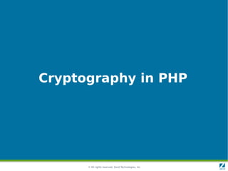 Strong cryptography in PHP