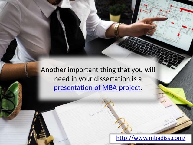Dissertation projects for mba finance
