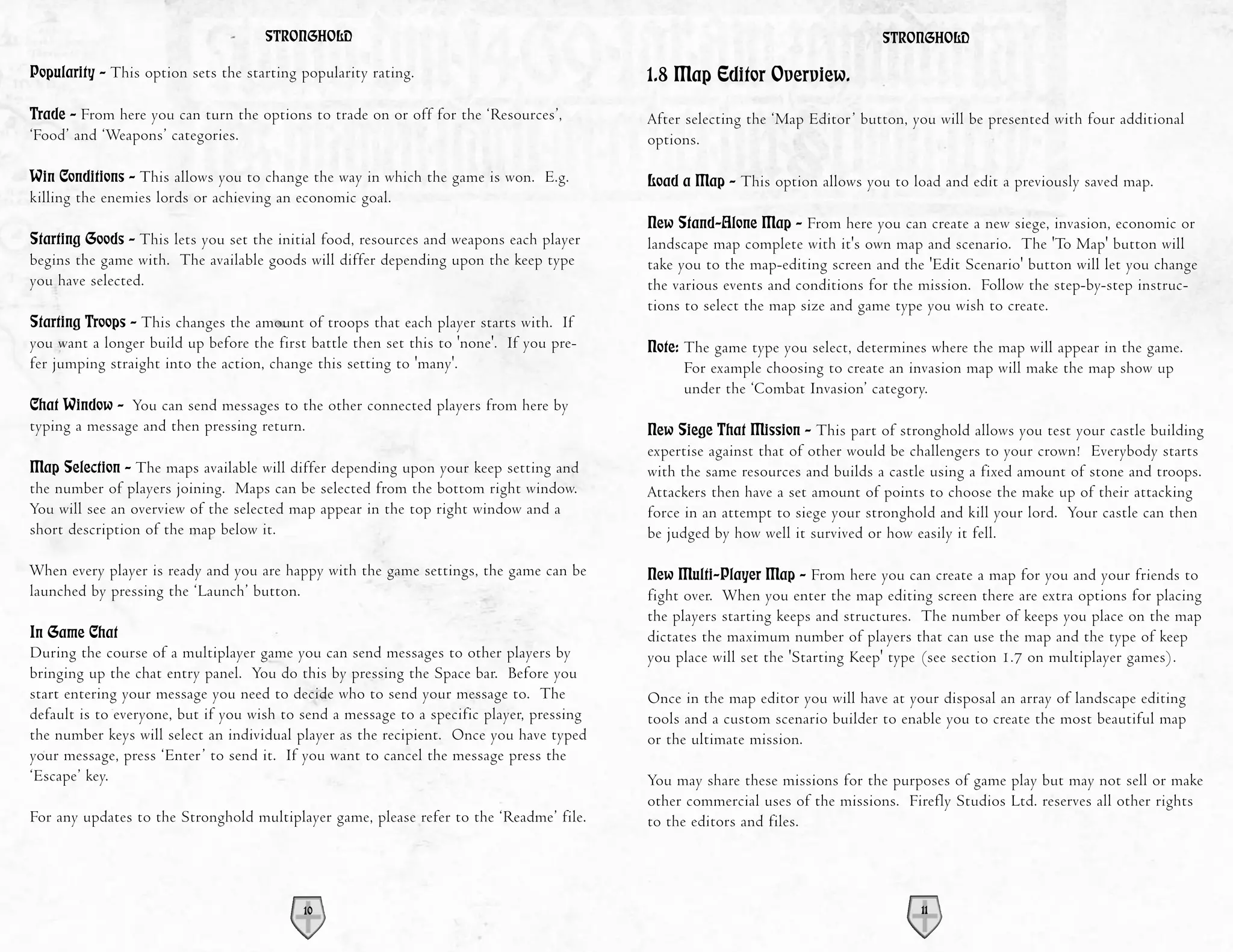 Stronghold manual | PDF | Video Game Genres | Video Gaming