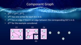Scc Graph Strongly connected components | PPTX