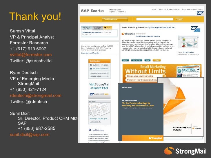 Email Marketing with SAP CRM