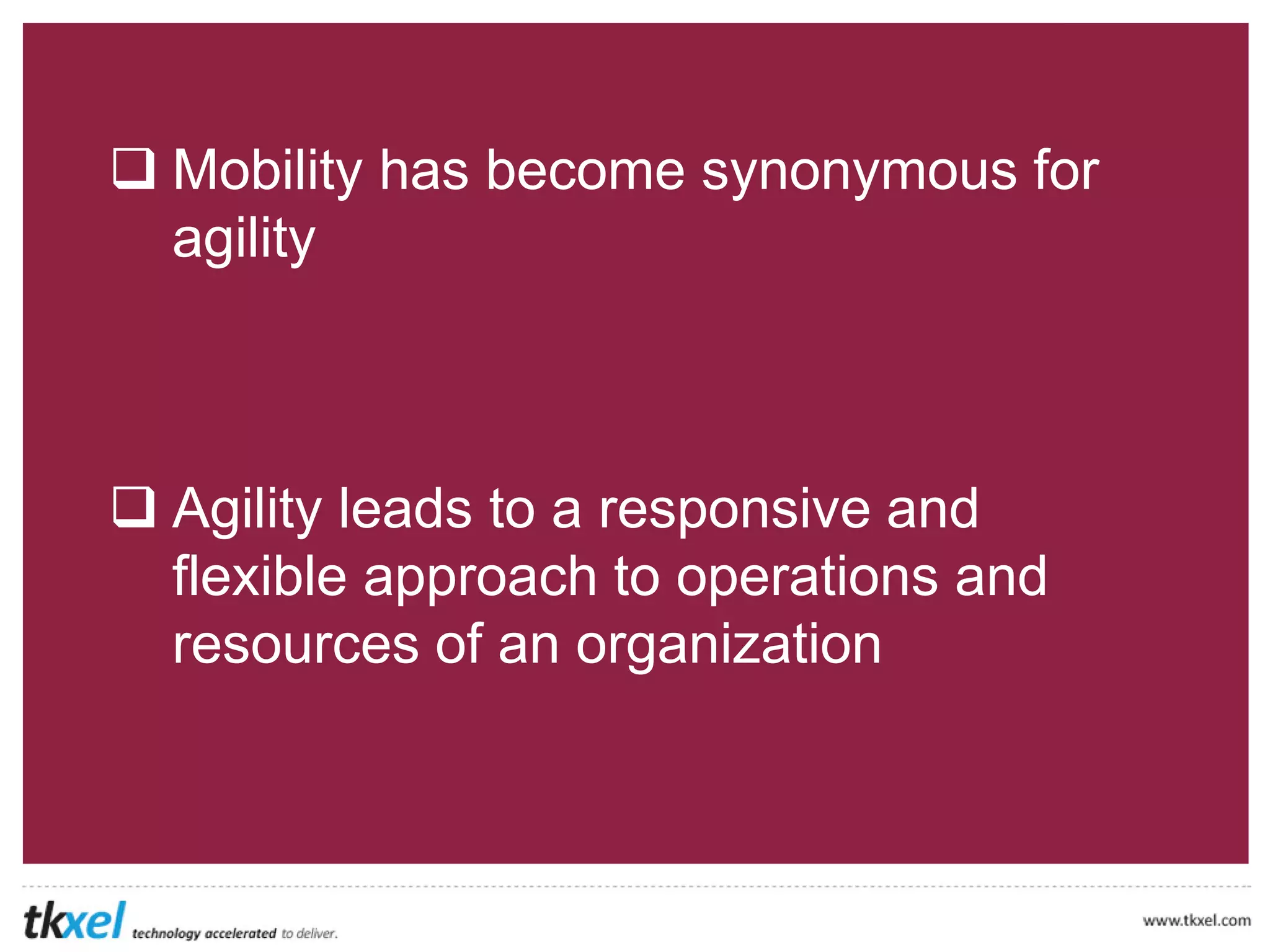 Keep the consumers engaged
throughout the development process
by adding small increments of new
features from time to time
 