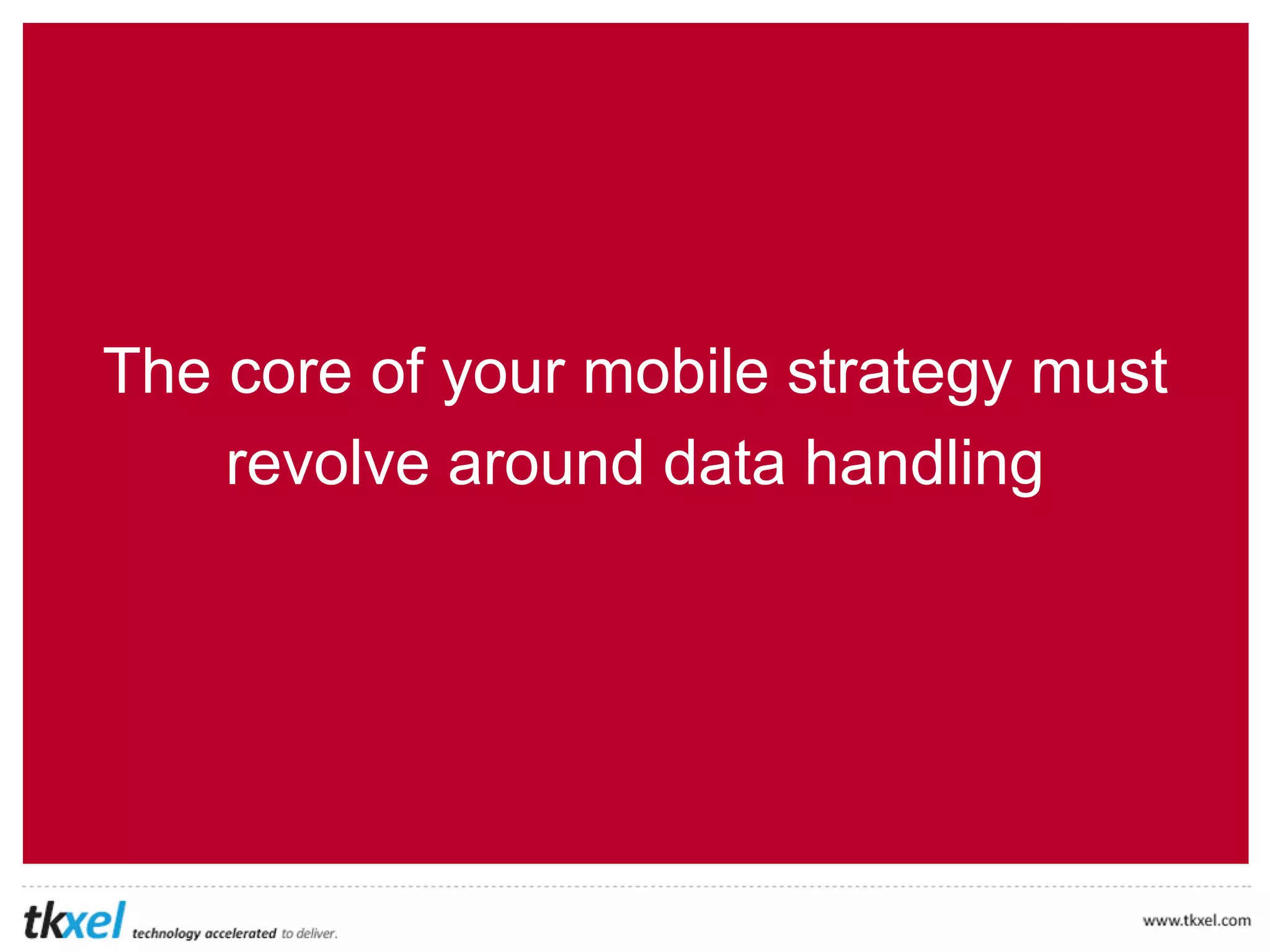 7
Deal with Data Security
 