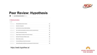 Peer Review: Hypothesis
https://web.hypothes.is/
 