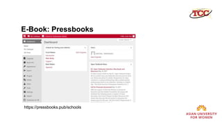 E-Book: Pressbooks
https://pressbooks.pub/schools
 