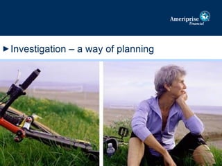 Investigation – a way of planning 