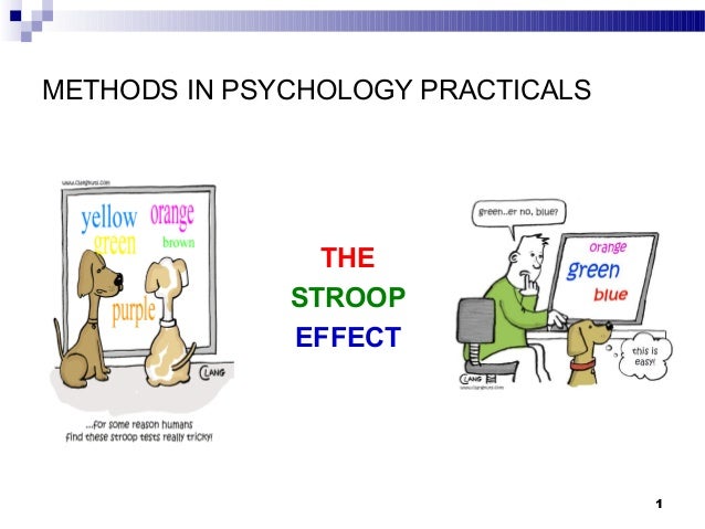 Stroop Effect Chart