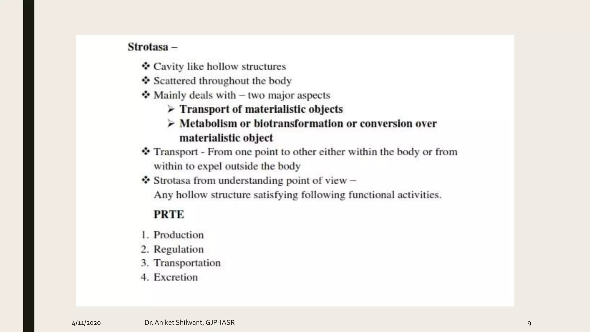 4/11/2020 Dr.Aniket Shilwant, GJP-IASR 9
 