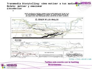 Transmedia Storytelling: cómo motivar a tus audiencias 
Relato: motivar y emocionar 
@JoseAbellan 
4 
http://es.xkcd.com 
 