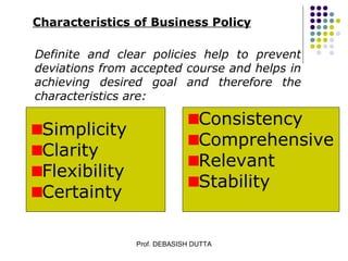 Policy Deviations Strtegic management | PPT