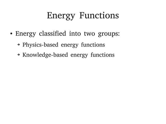 Ab Initio Protein Structure Prediction | PPT