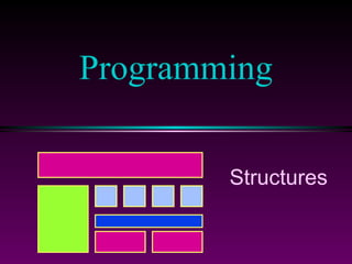 Programming
Structures
 