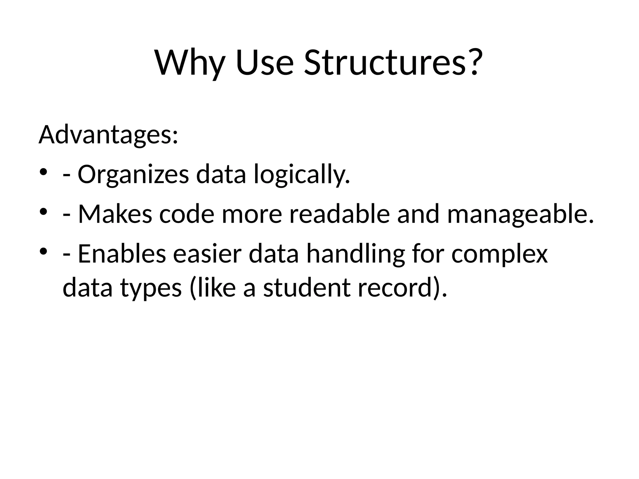 Powerpoint presentation on structures in C programing | PPTX ...