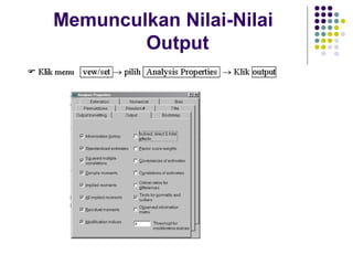 Memunculkan Nilai-Nilai
        Output
 
