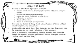 Structural Adjustment Programmes (SAPs) ppt | PDF