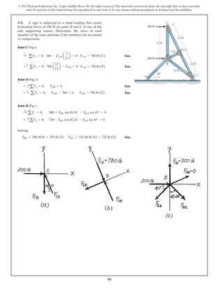 Structural Analysis 8th Edition Solutions Manual | PDF