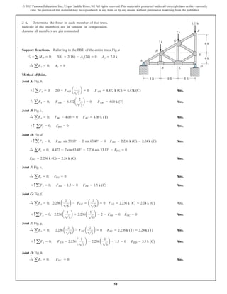 Structural Analysis 8th Edition Solutions Manual | PDF