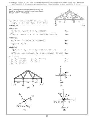 Structural Analysis 8th Edition Solutions Manual | PDF