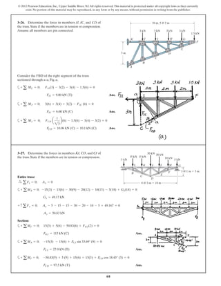 Structural Analysis 8th Edition Solutions Manual | PDF