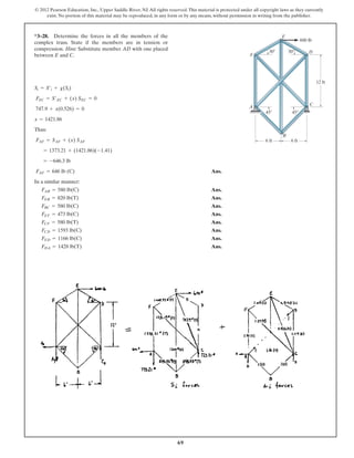 Structural Analysis 8th Edition Solutions Manual | PDF