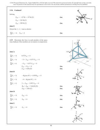 Structural Analysis 8th Edition Solutions Manual | PDF