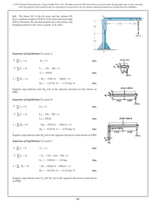 Structural Analysis 8th Edition Solutions Manual | PDF