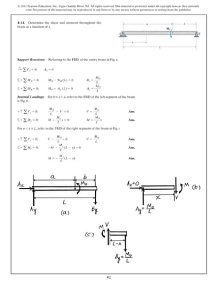 Structural Analysis 8th Edition Solutions Manual | PDF