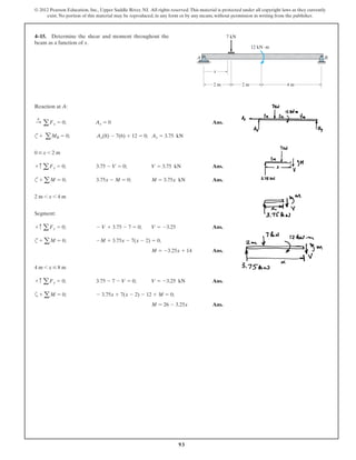 Structural Analysis 8th Edition Solutions Manual | PDF
